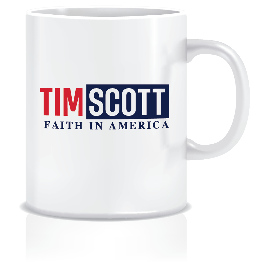 Tim Scott's "Faith In America" 11oz Coffee Mug