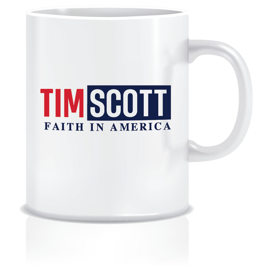 Tim Scott's "Faith In America" 11oz Coffee Mug