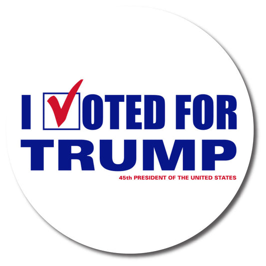 I Voted For Trump Button