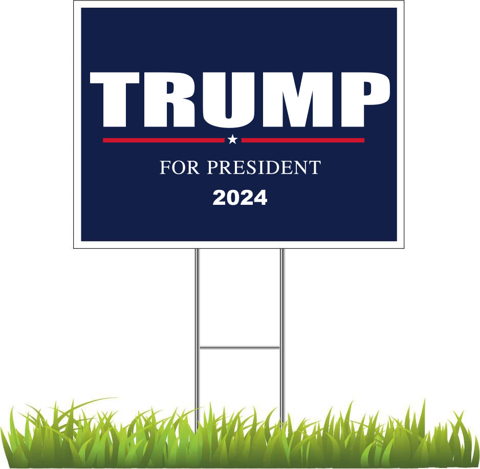 Donald Trump for President 2024 Yard Sign