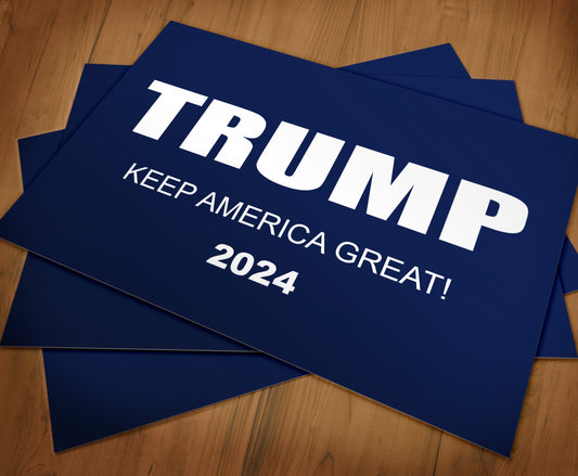 Donald Trump for President 2024 Rally Sign