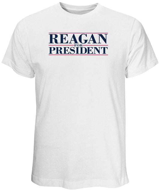 Reagan for President White T-Shirt