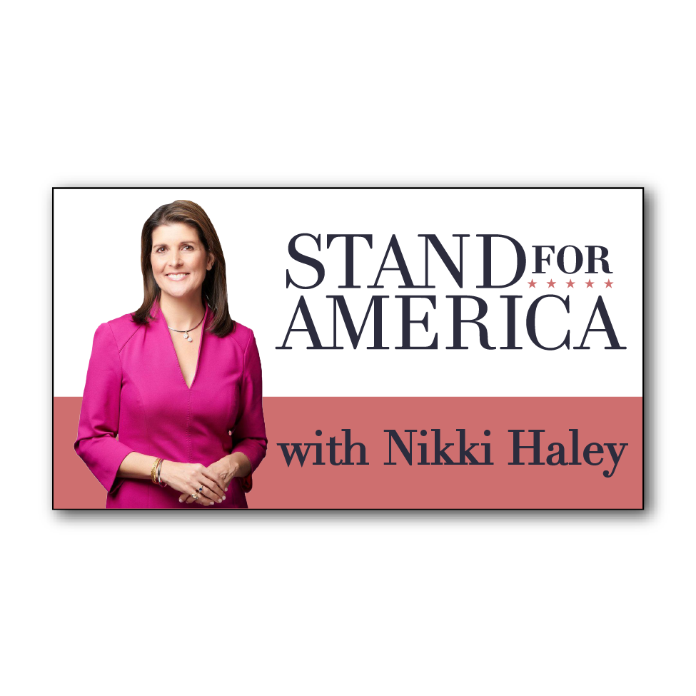 Stand for America with Nikki Haley Bumper Sticker