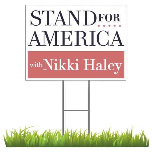 Stand for America Yard Sign